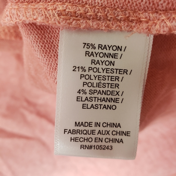 Bobeau Open Front Cardigan Sweater Hi Lo Pink Purple Women's Size Large NWT - Picture 9 of 13